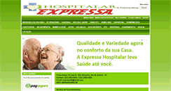 Desktop Screenshot of expressahospitalar.com