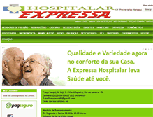 Tablet Screenshot of expressahospitalar.com